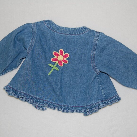 Baby Girls Size 18M Buster Brown Jean Jacket & Children's Place Shirt - Picture 10 of 12